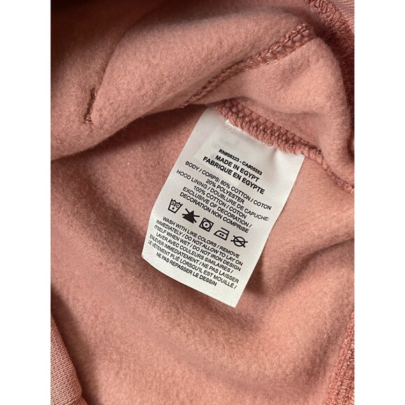 Nike NSW Club Fleece All Over Print Hoodie Men Small Sweatshirt Pink HJ6886-618 - Picture 8 of 8